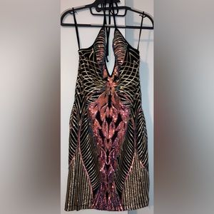 Sequin Mini Dress